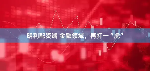 明利配资端 金融领域，再打一“虎”